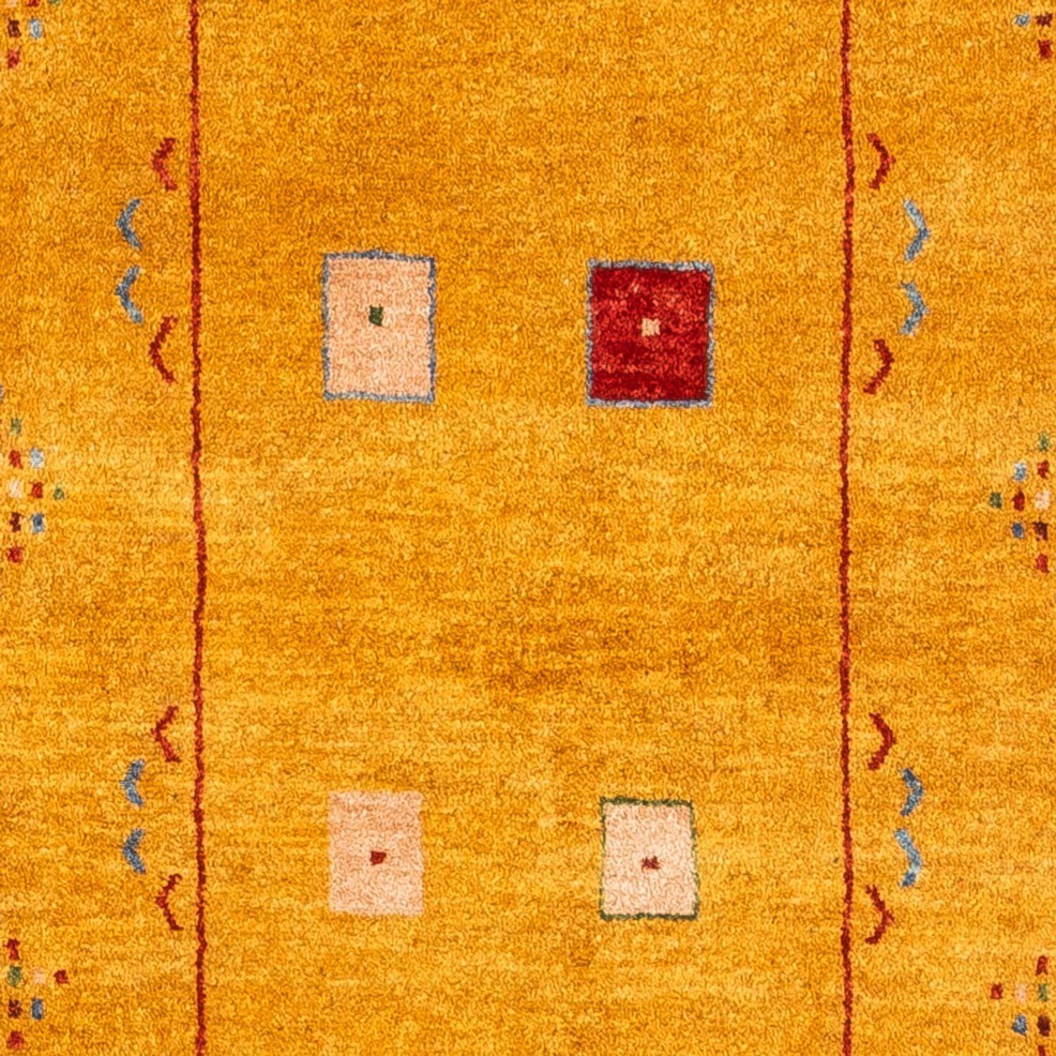 Tappeto corsia Tappeto Gabbeh - Persero - 204 x 84 cm - oro