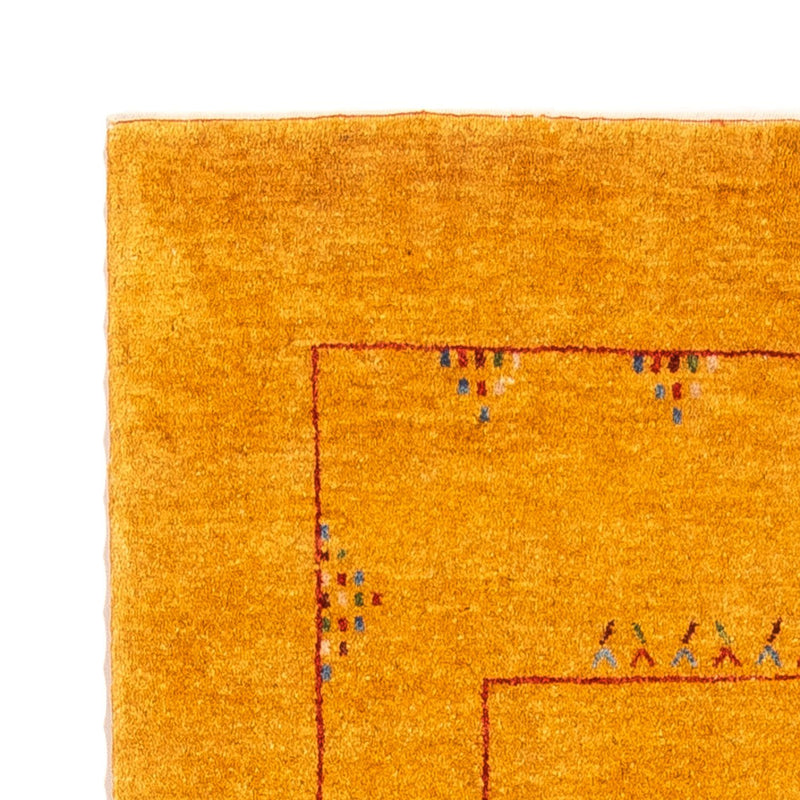 Tappeto corsia Tappeto Gabbeh - Persero - 204 x 84 cm - oro