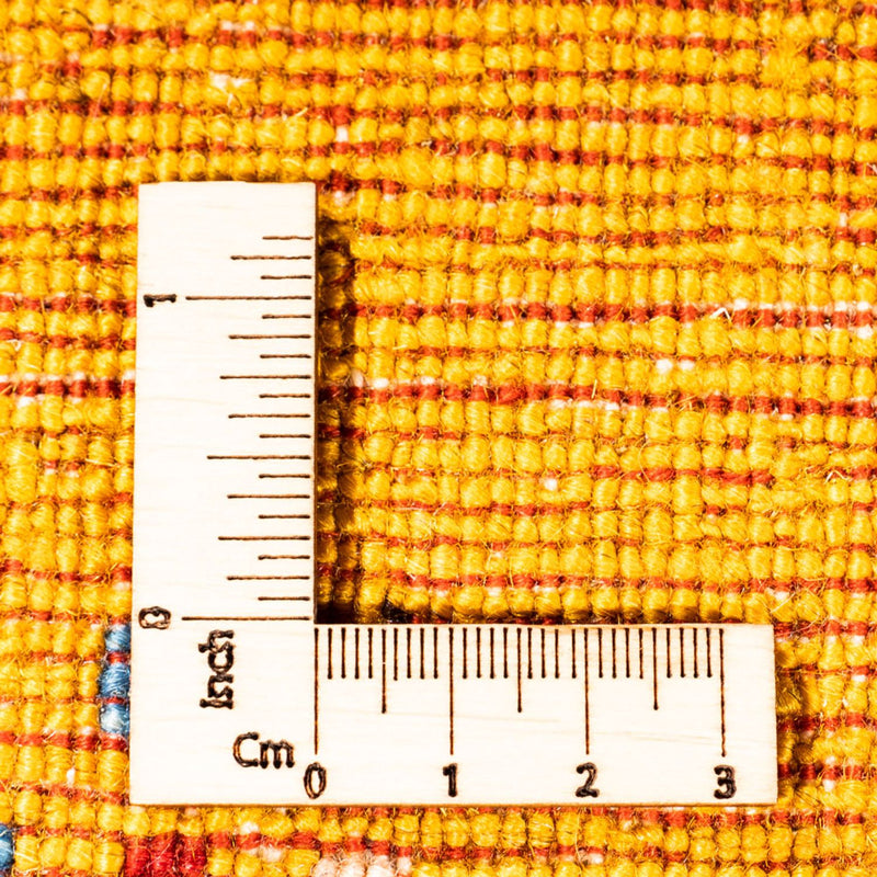 Tappeto corsia Tappeto Gabbeh - Persero - 204 x 84 cm - oro