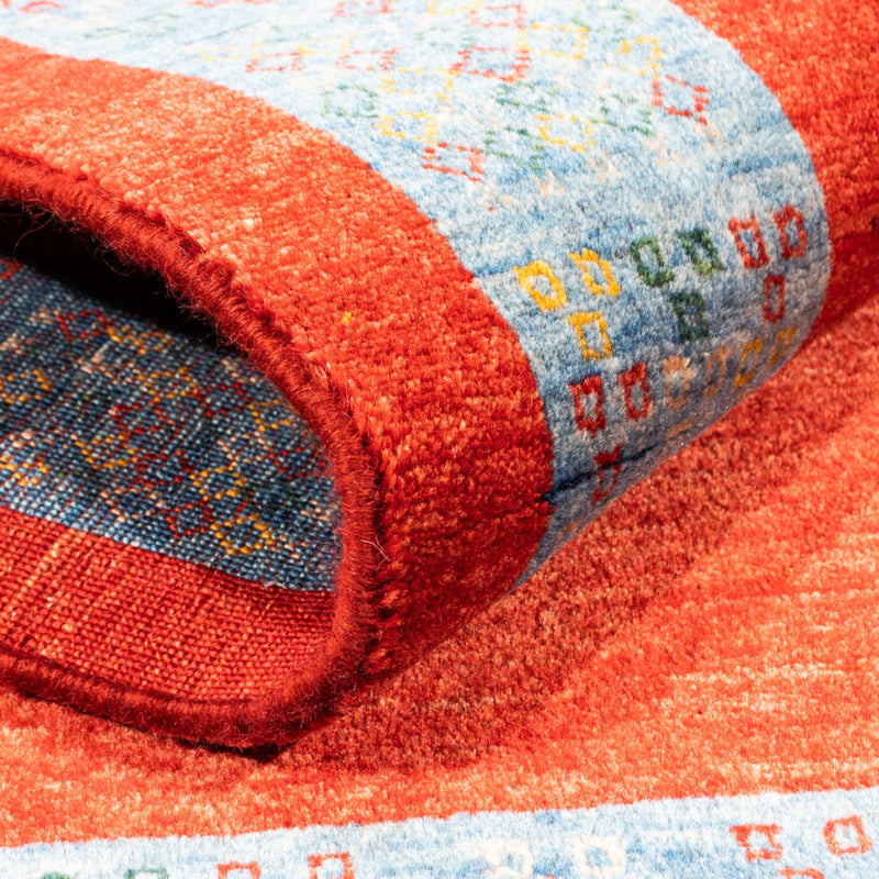 Tappeto Gabbeh - Persero - 145 x 99 cm - rosso