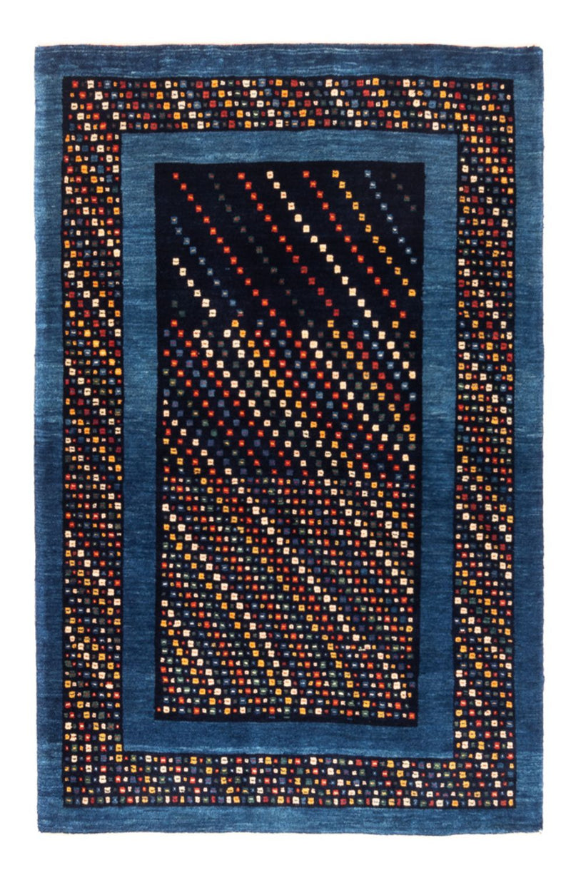 Tappeto Gabbeh - Persero - 150 x 100 cm - blu