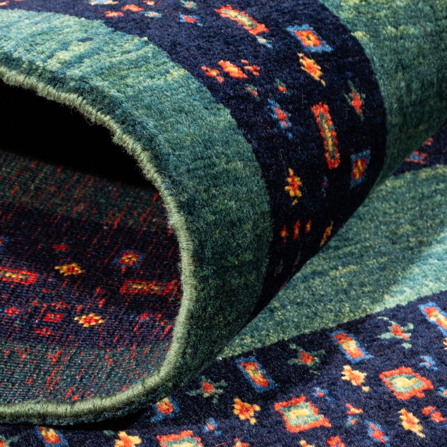 Tappeto Gabbeh - Persero - 127 x 82 cm - multicolore