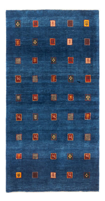 Tappeto Gabbeh - Persero - 149 x 80 cm - blu
