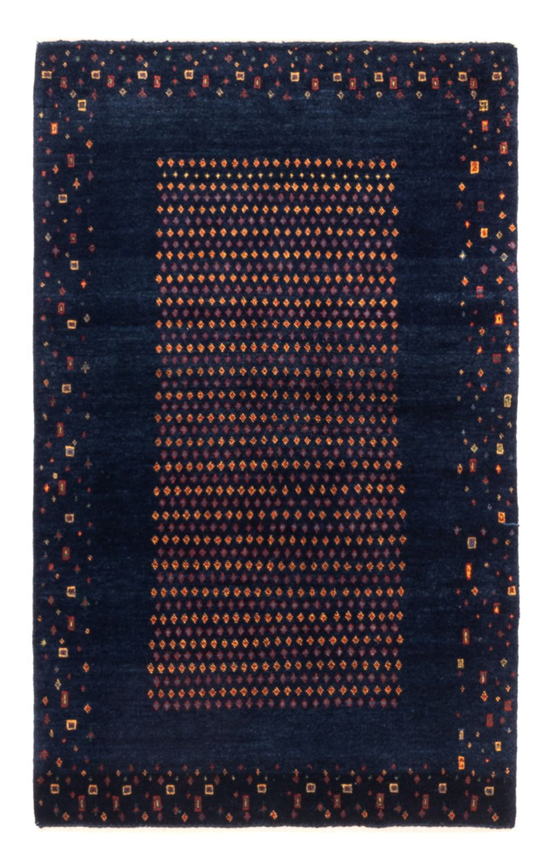 Tappeto Gabbeh - Persero - 128 x 82 cm - blu scuro