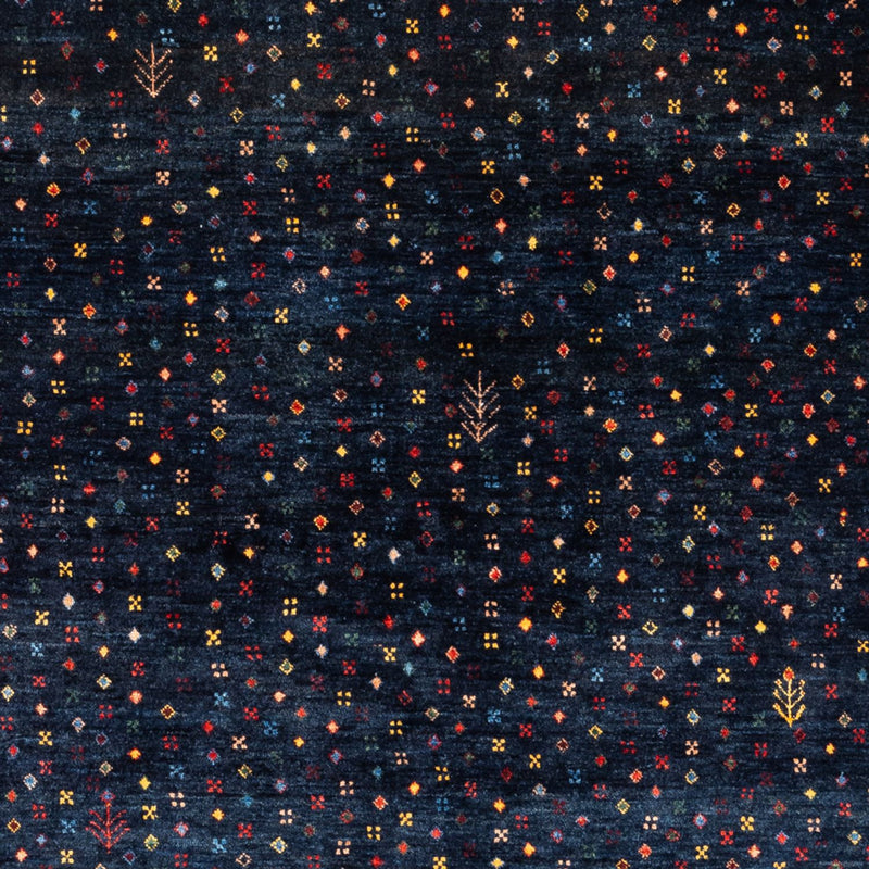 Tappeto Gabbeh - Persero - 201 x 152 cm - blu scuro