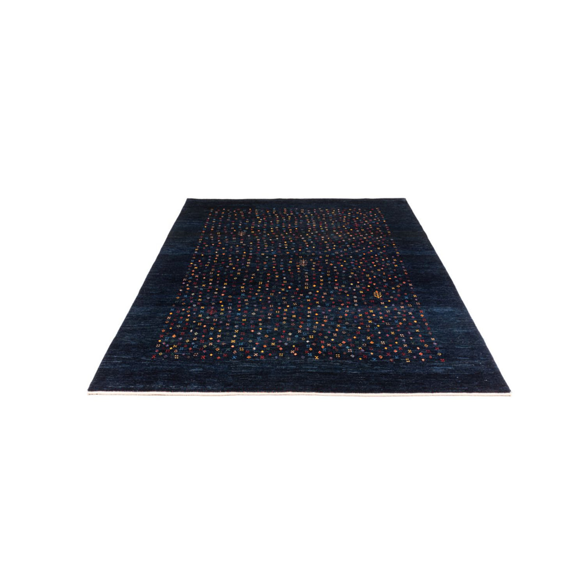 Tappeto Gabbeh - Persero - 201 x 152 cm - blu scuro