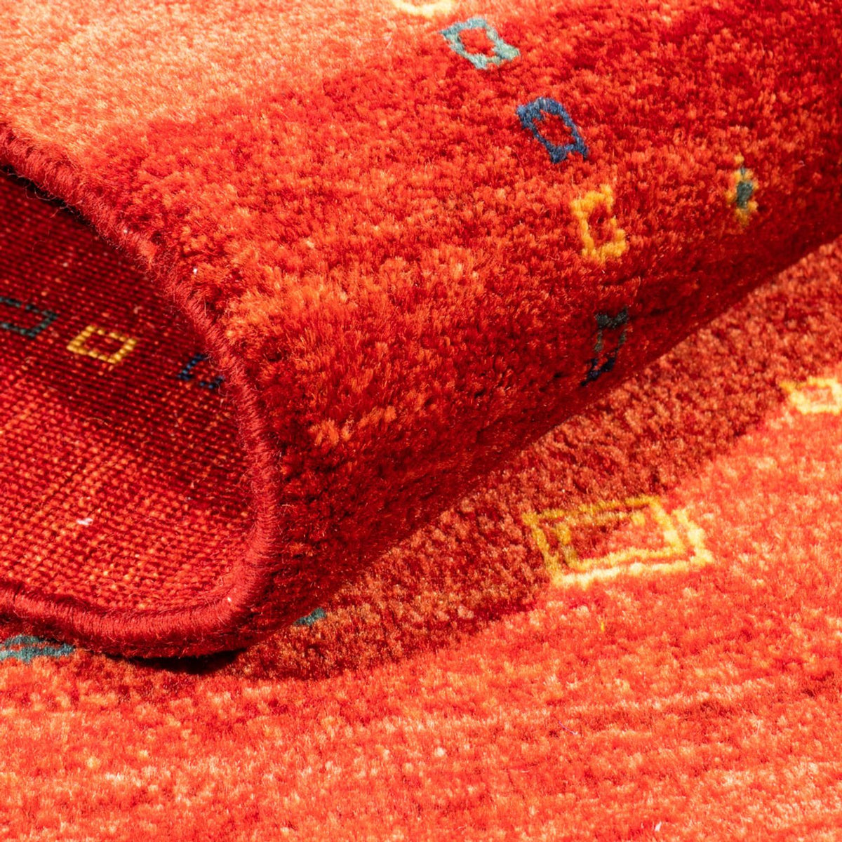 Tappeto Gabbeh - Persero - 128 x 80 cm - rosso