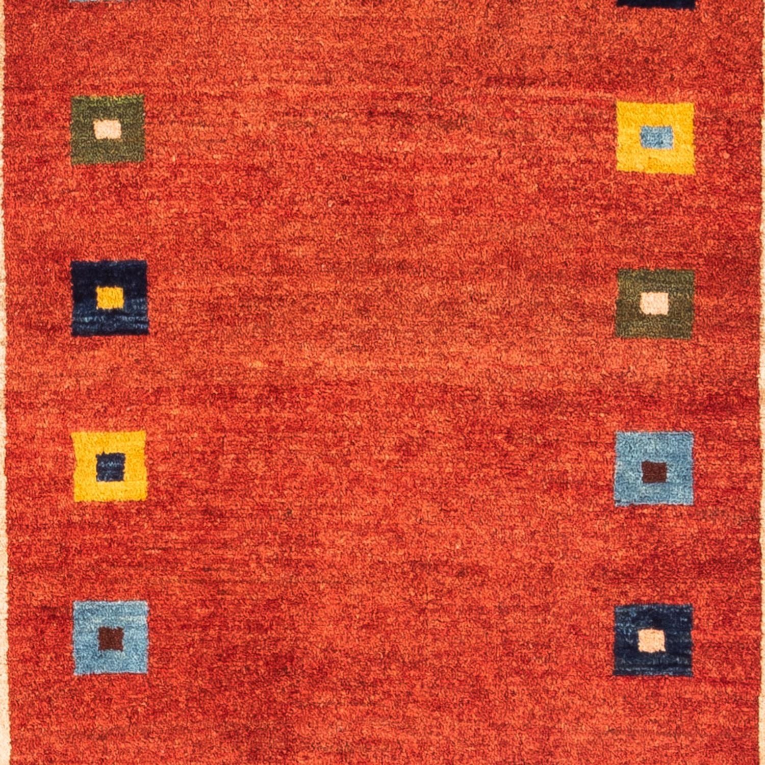 Tappeto corsia Tappeto Gabbeh - Persero - 190 x 79 cm - rosso