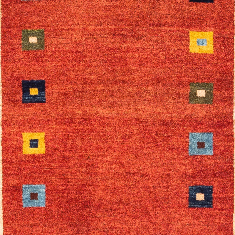 Tappeto corsia Tappeto Gabbeh - Persero - 190 x 79 cm - rosso