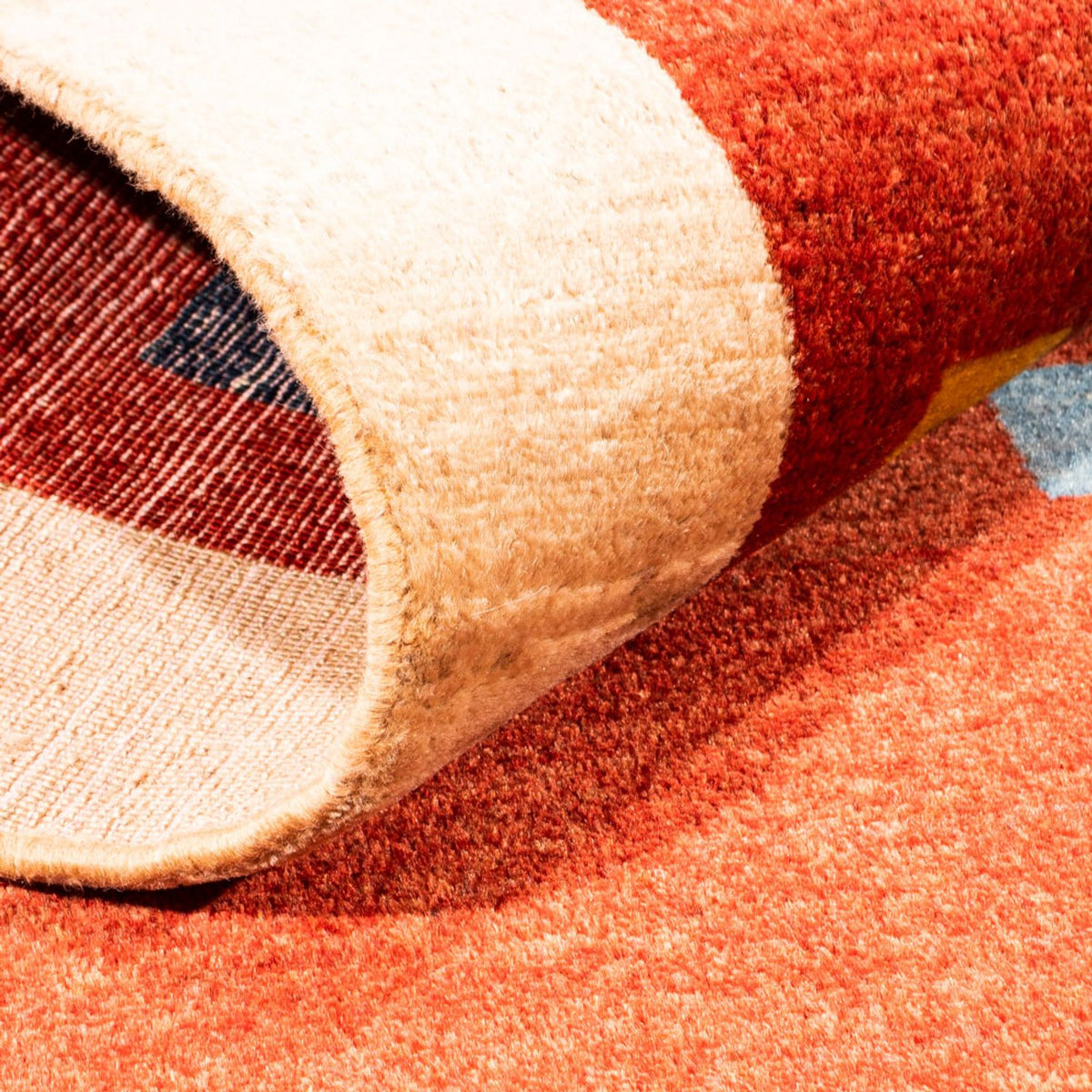 Tappeto corsia Tappeto Gabbeh - Persero - 190 x 79 cm - rosso