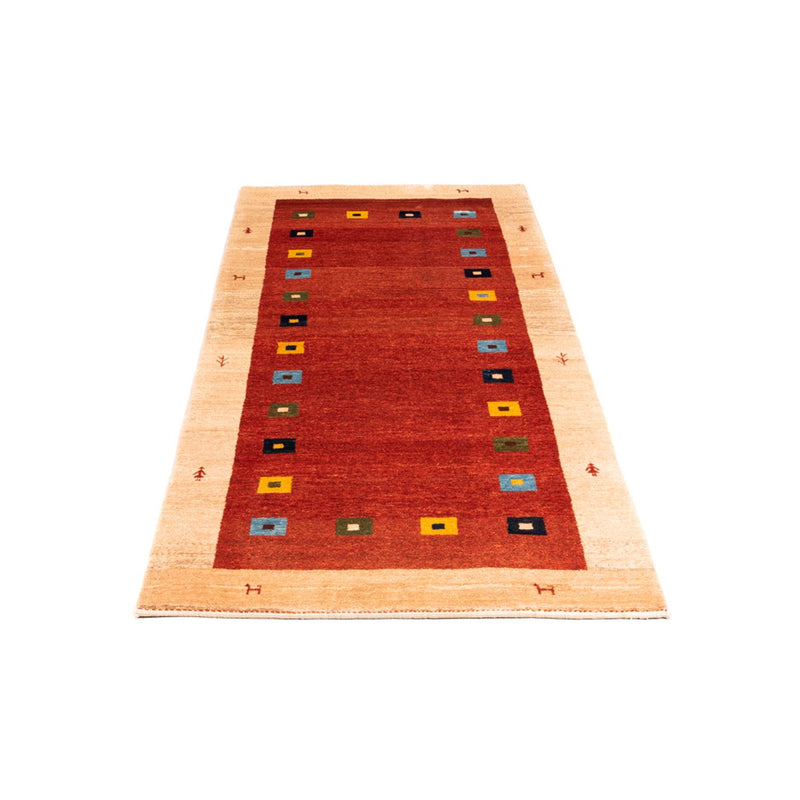 Tappeto corsia Tappeto Gabbeh - Persero - 190 x 79 cm - rosso