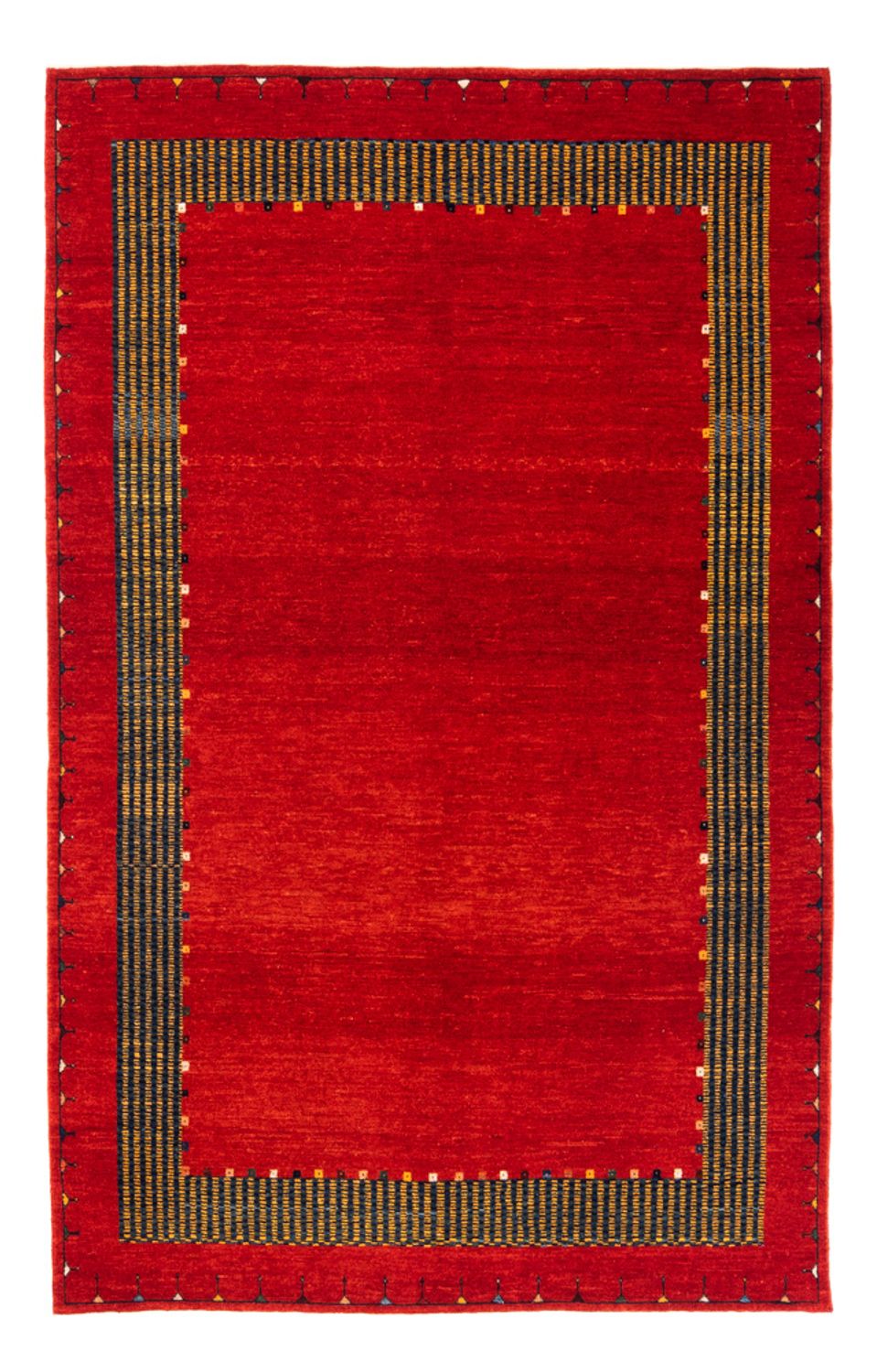 Tappeto Gabbeh - Persero - 185 x 122 cm - rosso