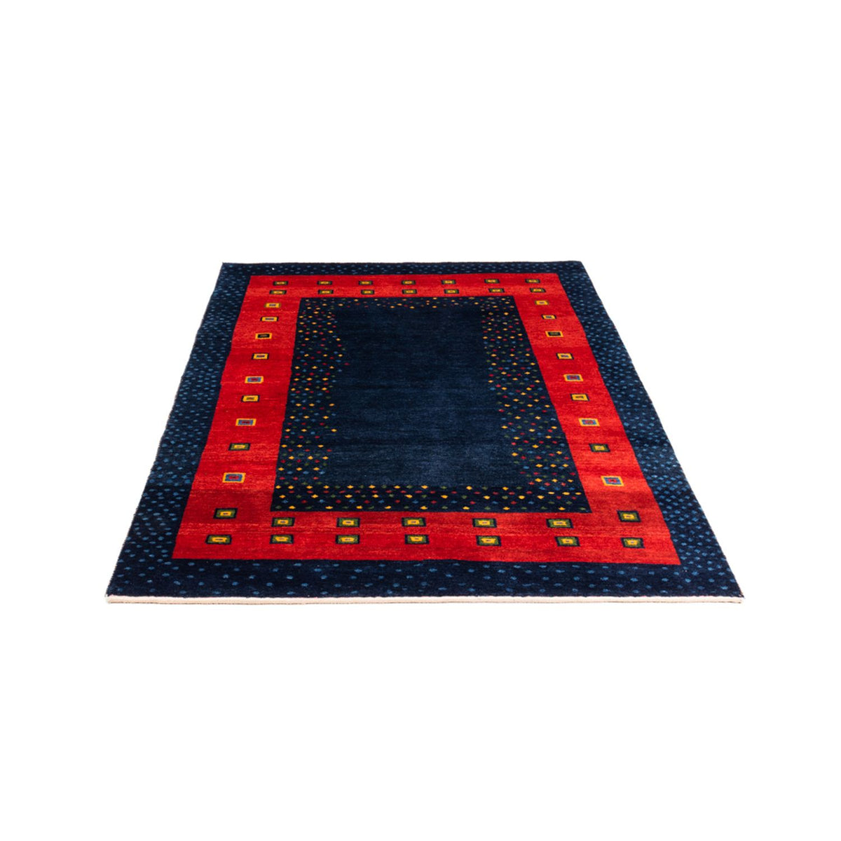 Tappeto Gabbeh - Persero - 176 x 123 cm - blu scuro