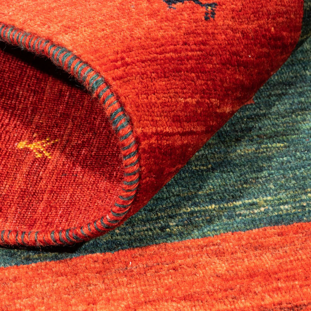 Tappeto Gabbeh - Persero - 122 x 78 cm - rosso