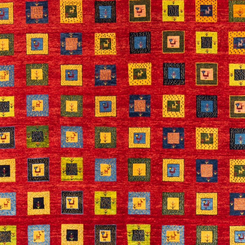 Tappeto Gabbeh - Persero - 242 x 186 cm - rosso