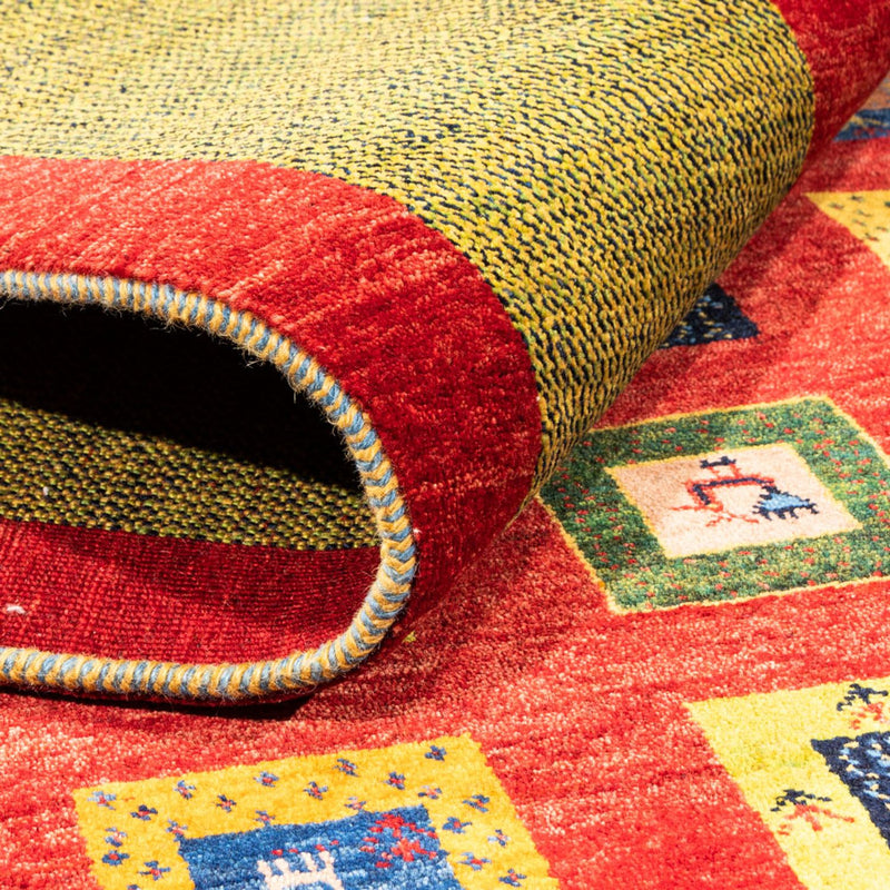 Tappeto Gabbeh - Persero - 242 x 186 cm - rosso