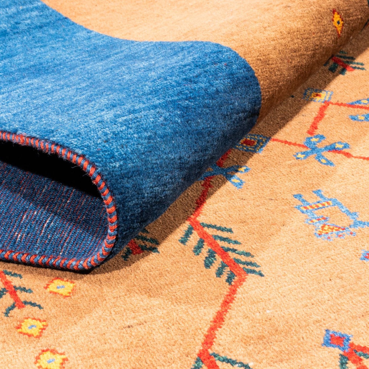 Tappeto Gabbeh - Persero - 237 x 170 cm - oro