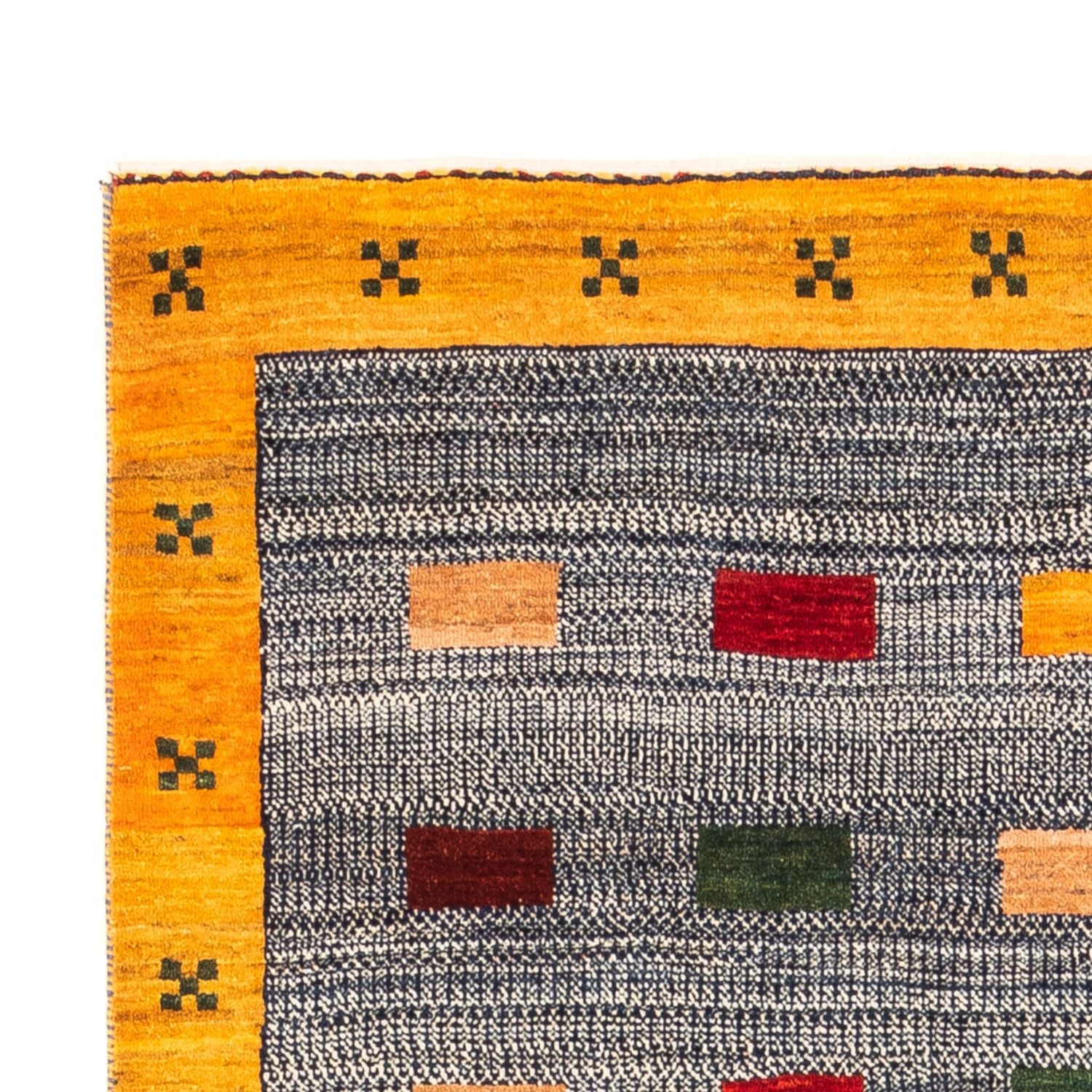 Tappeto Gabbeh - Persero - 190 x 122 cm - blu chiaro