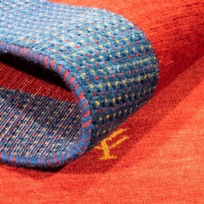 Tappeto Gabbeh - Persero - 148 x 100 cm - rosso
