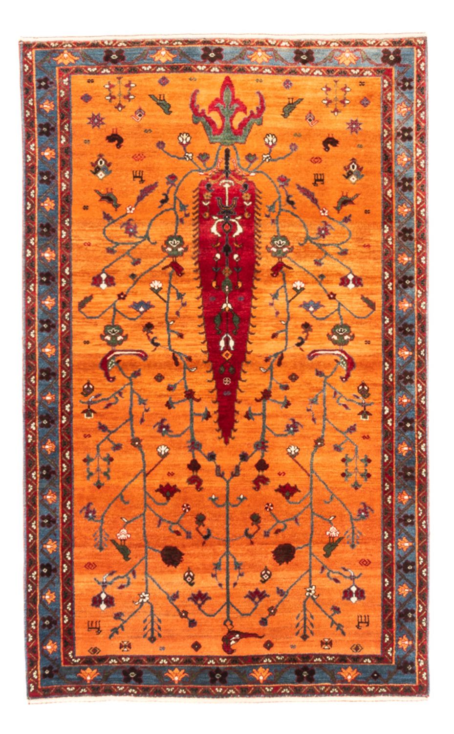 Tappeto Gabbeh - Persero - 155 x 100 cm - oro
