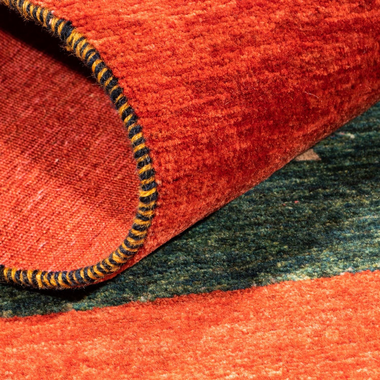 Tappeto Gabbeh - Persero - 165 x 103 cm - verde