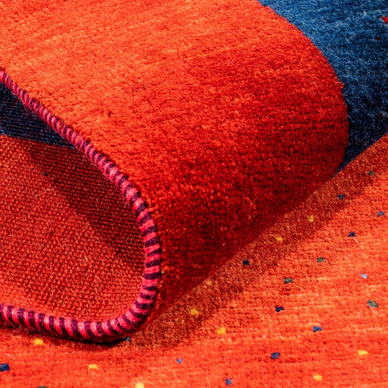 Tappeto Gabbeh - Persero - 158 x 103 cm - rosso