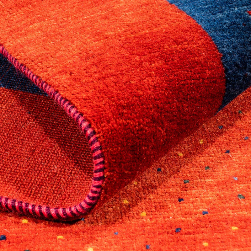 Tappeto Gabbeh - Persero - 158 x 103 cm - rosso
