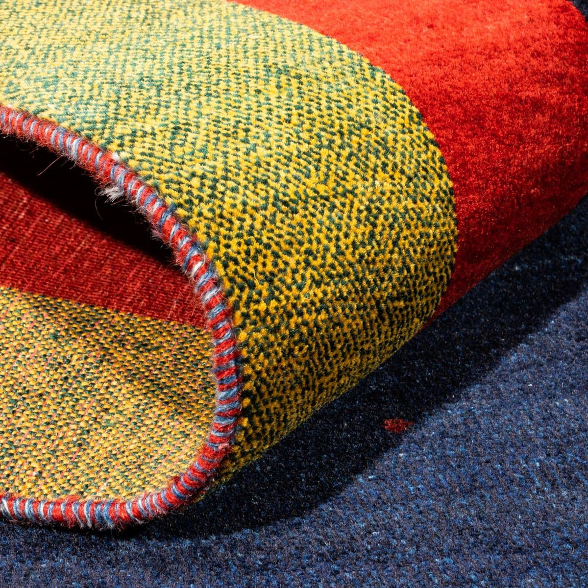 Tappeto Gabbeh - Persero - 216 x 158 cm - blu scuro