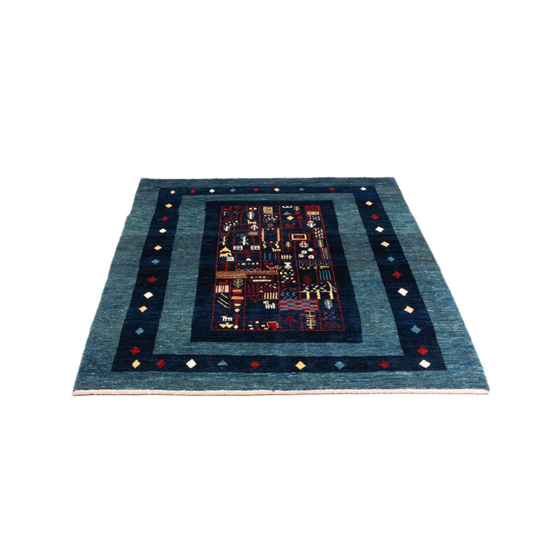 Tappeto Gabbeh - Persero - 173 x 124 cm - blu