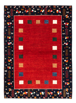 Tappeto Gabbeh - Persero - 172 x 126 cm - rosso