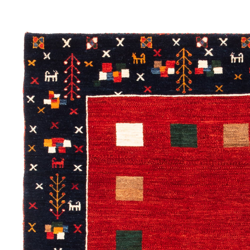 Tappeto Gabbeh - Persero - 172 x 126 cm - rosso