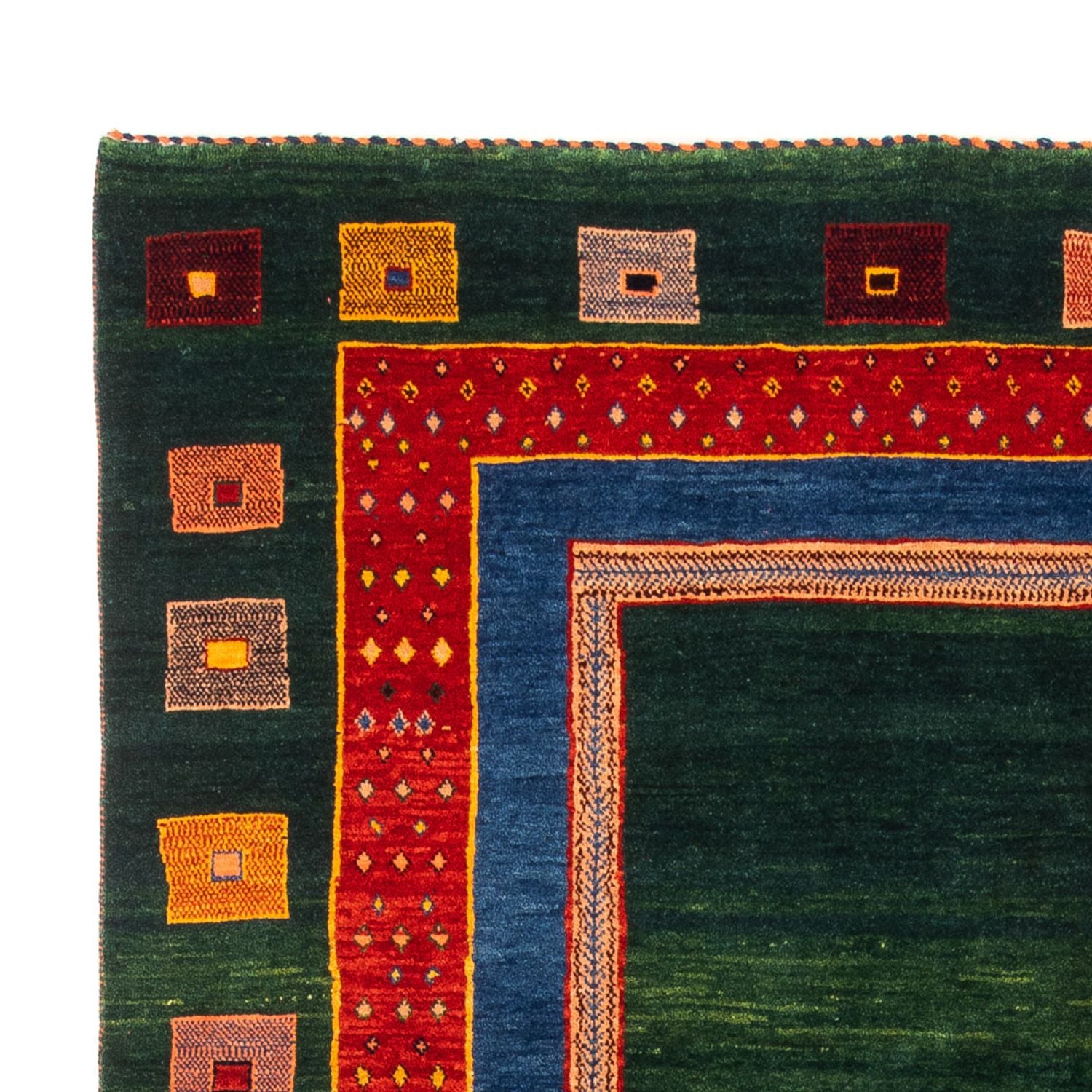Tappeto Gabbeh - Persero - 195 x 150 cm - verde