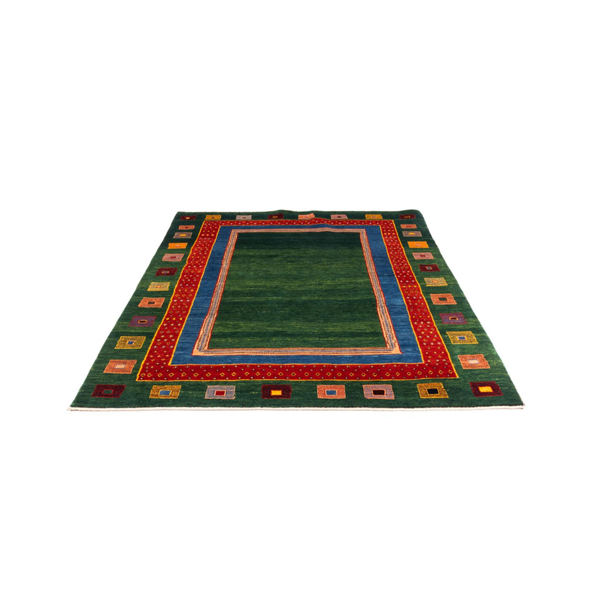 Tappeto Gabbeh - Persero - 195 x 150 cm - verde