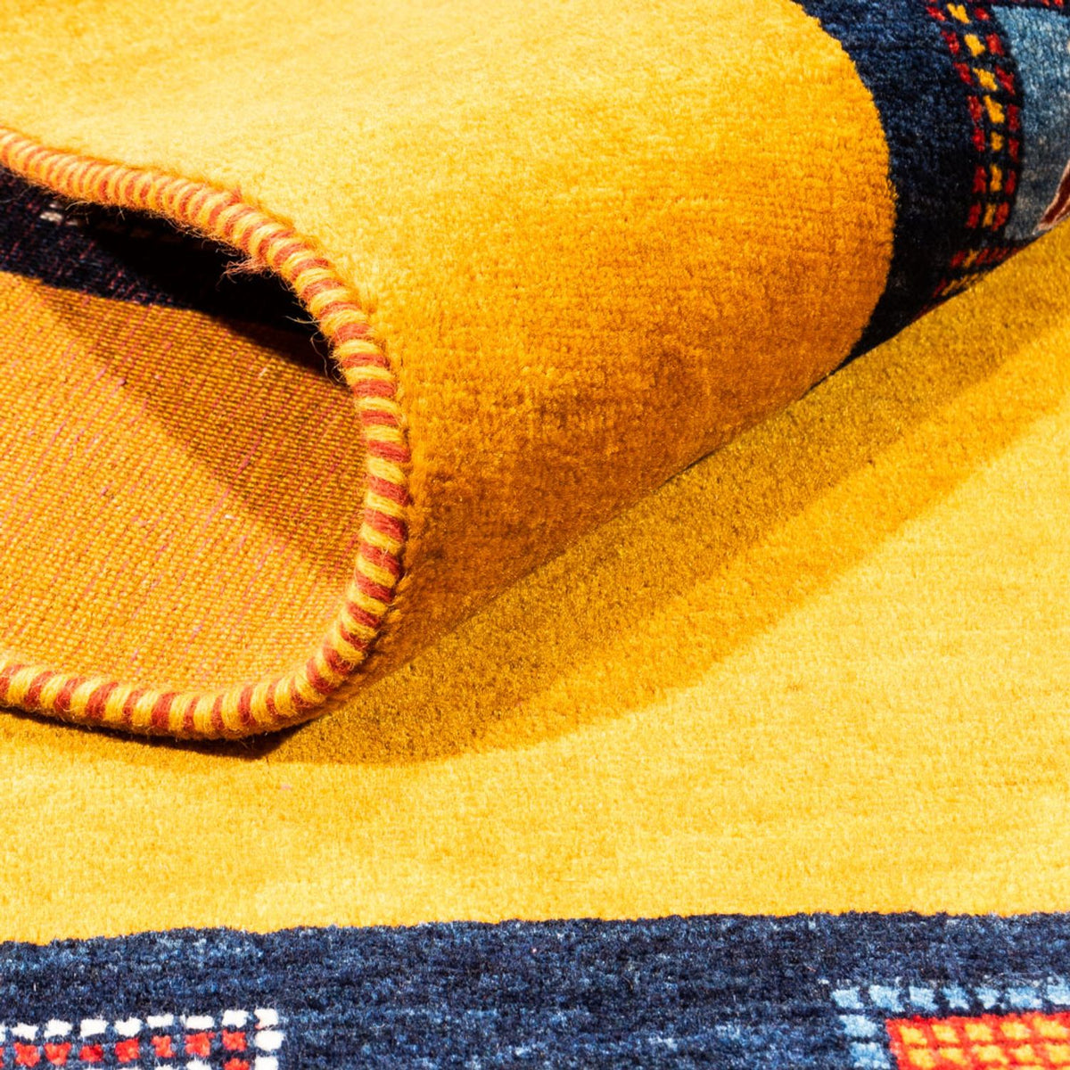 Tappeto Gabbeh - Persero - 180 x 118 cm - oro