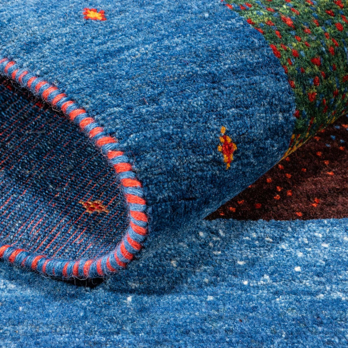 Tappeto Gabbeh - Persero - 120 x 82 cm - multicolore