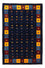 Tappeto Gabbeh - Persero - 152 x 102 cm - blu scuro