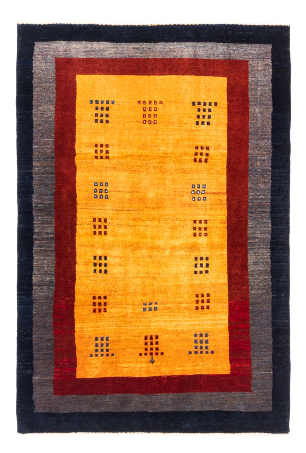 Tappeto Gabbeh - Persero - 157 x 106 cm - oro