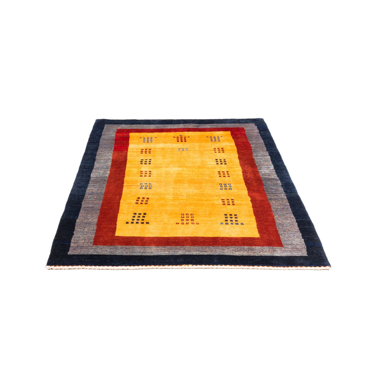 Tappeto Gabbeh - Persero - 157 x 106 cm - oro