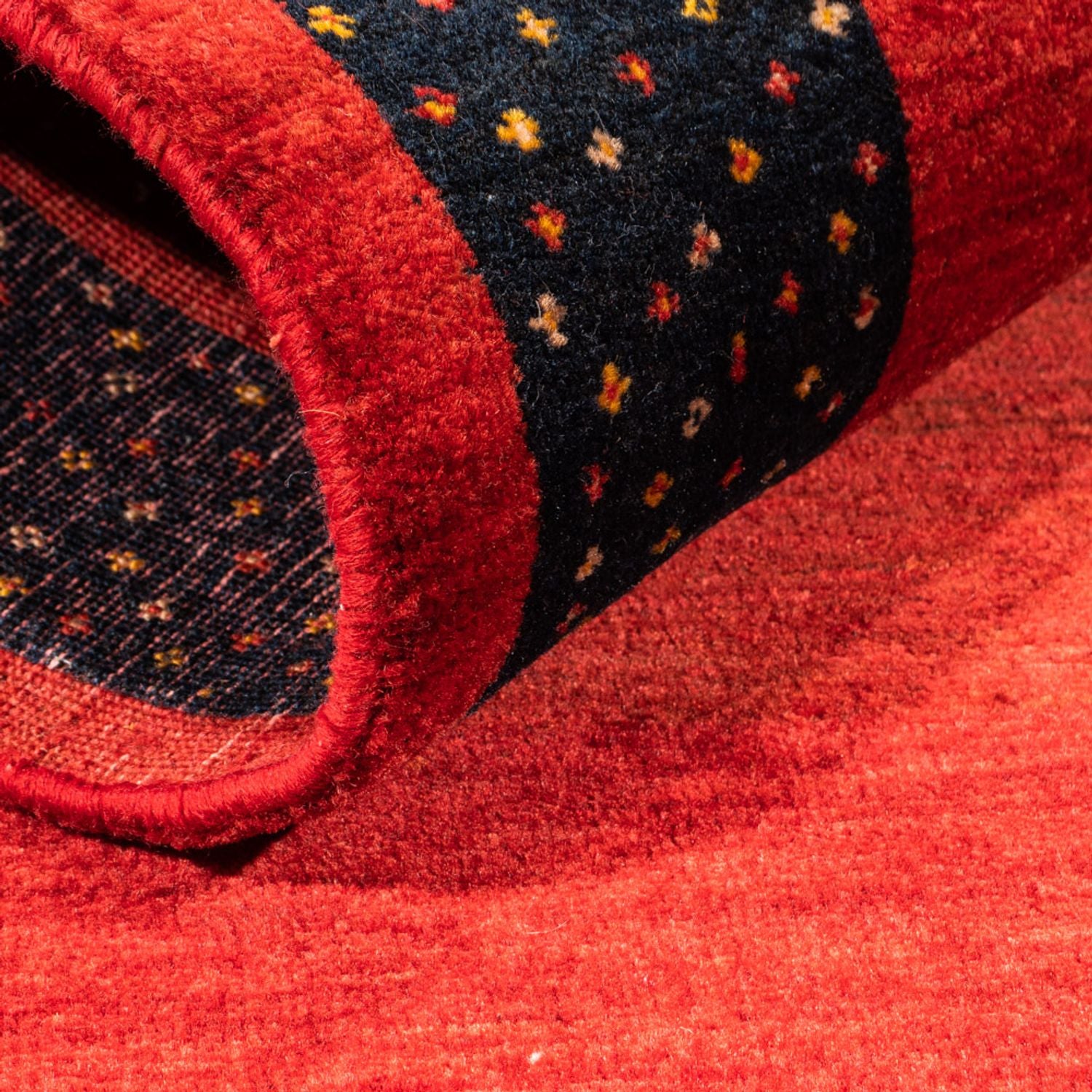 Tappeto Gabbeh - Persero - 154 x 102 cm - rosso