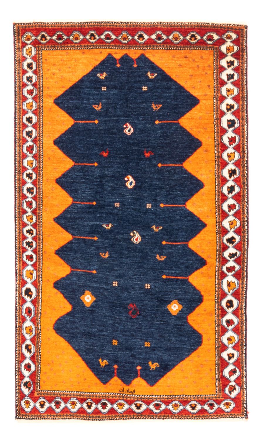 Tappeto Gabbeh - Persero - 164 x 103 cm - blu scuro
