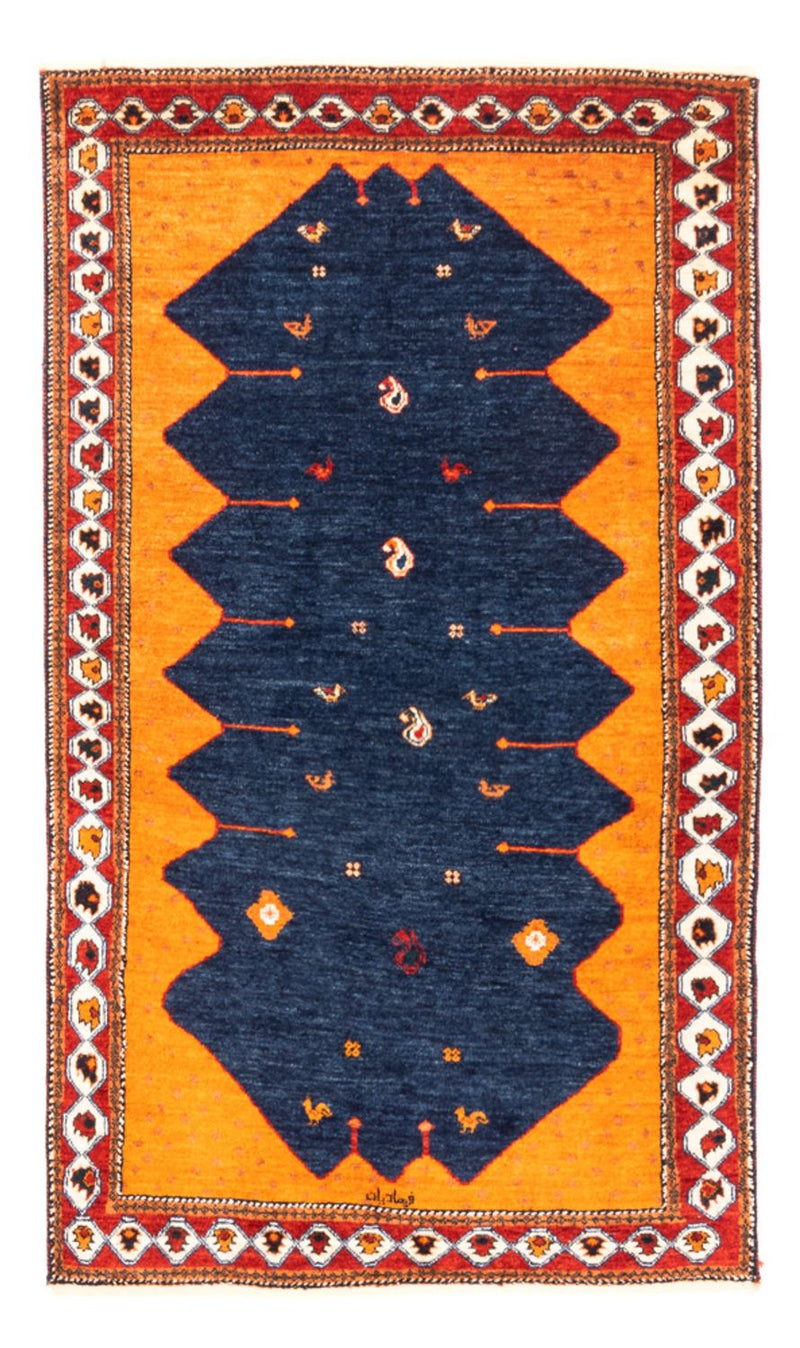 Tappeto Gabbeh - Persero - 164 x 103 cm - blu scuro