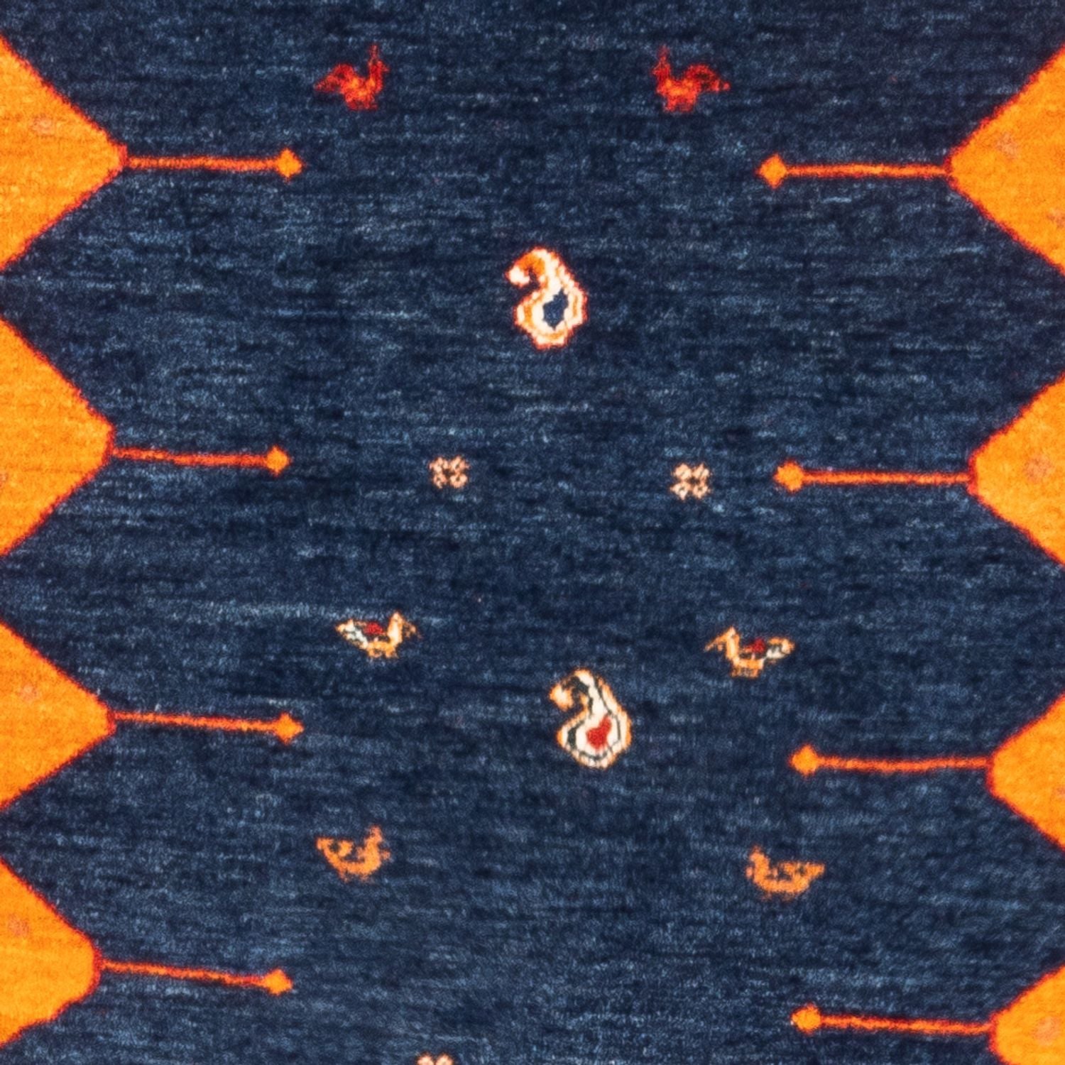 Tappeto Gabbeh - Persero - 164 x 103 cm - blu scuro