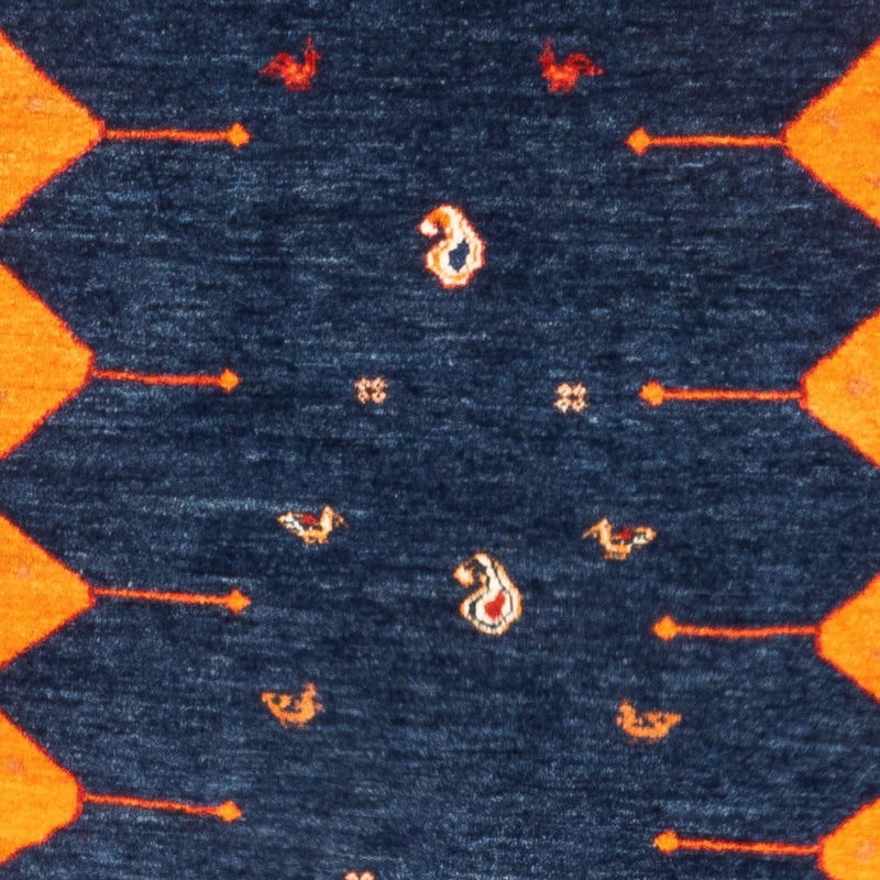 Tappeto Gabbeh - Persero - 164 x 103 cm - blu scuro