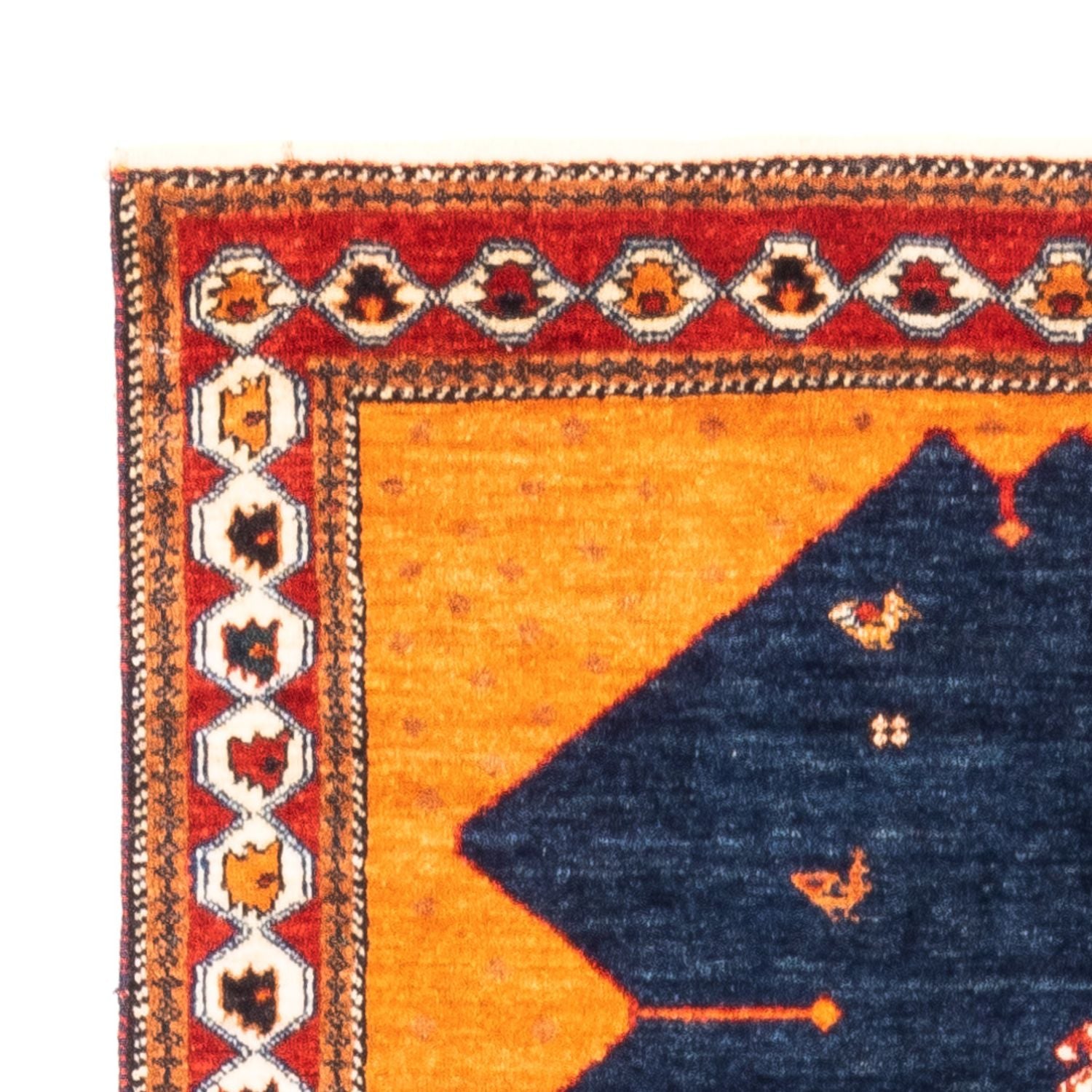 Tappeto Gabbeh - Persero - 164 x 103 cm - blu scuro