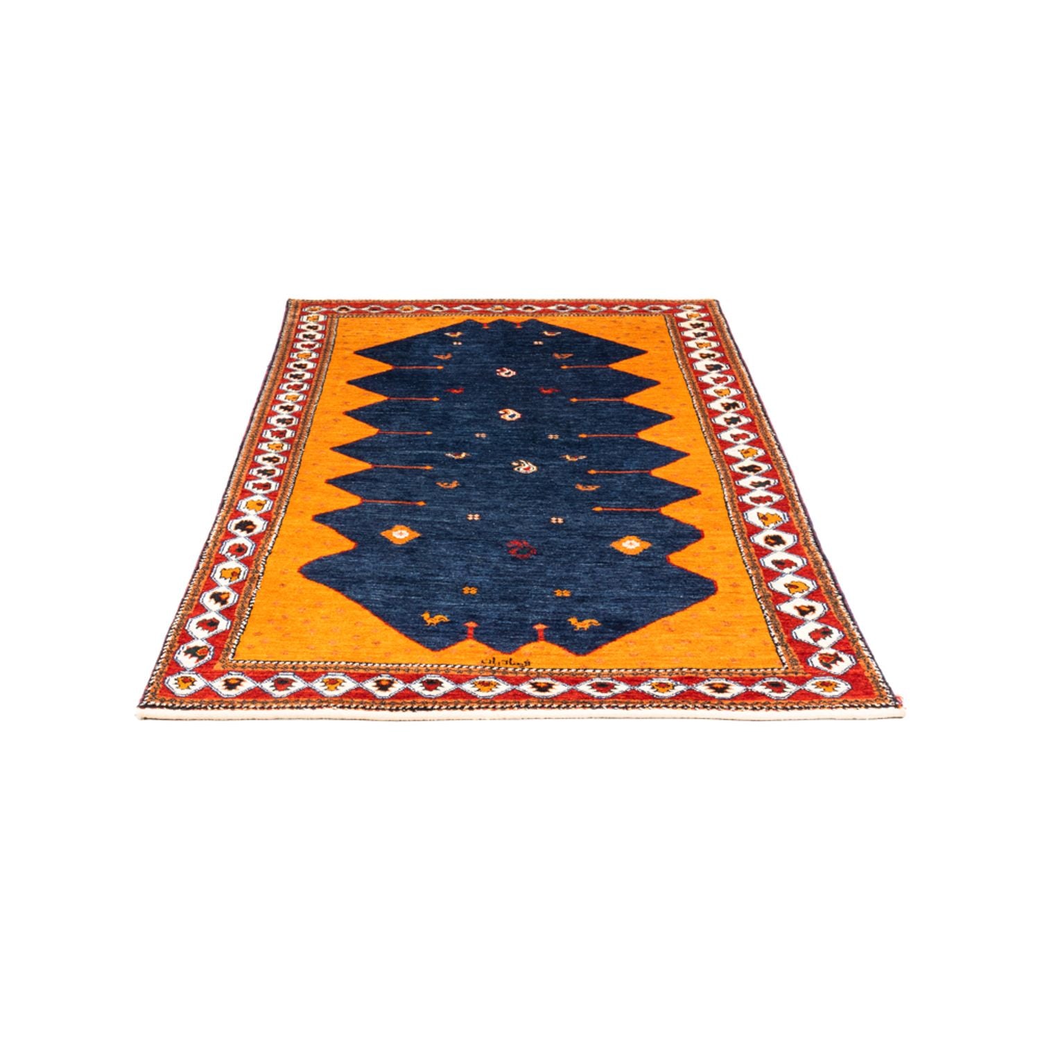 Tappeto Gabbeh - Persero - 164 x 103 cm - blu scuro