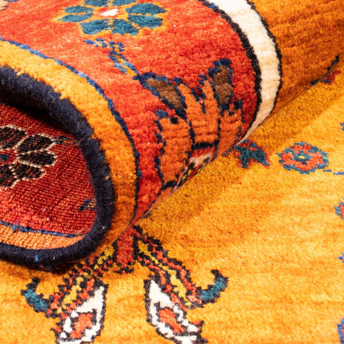 Tappeto Gabbeh - Persero - 150 x 105 cm - oro