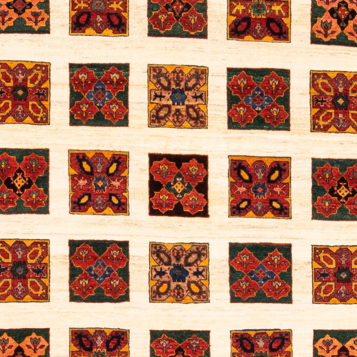 Tappeto Gabbeh - Persero - 204 x 157 cm - crema