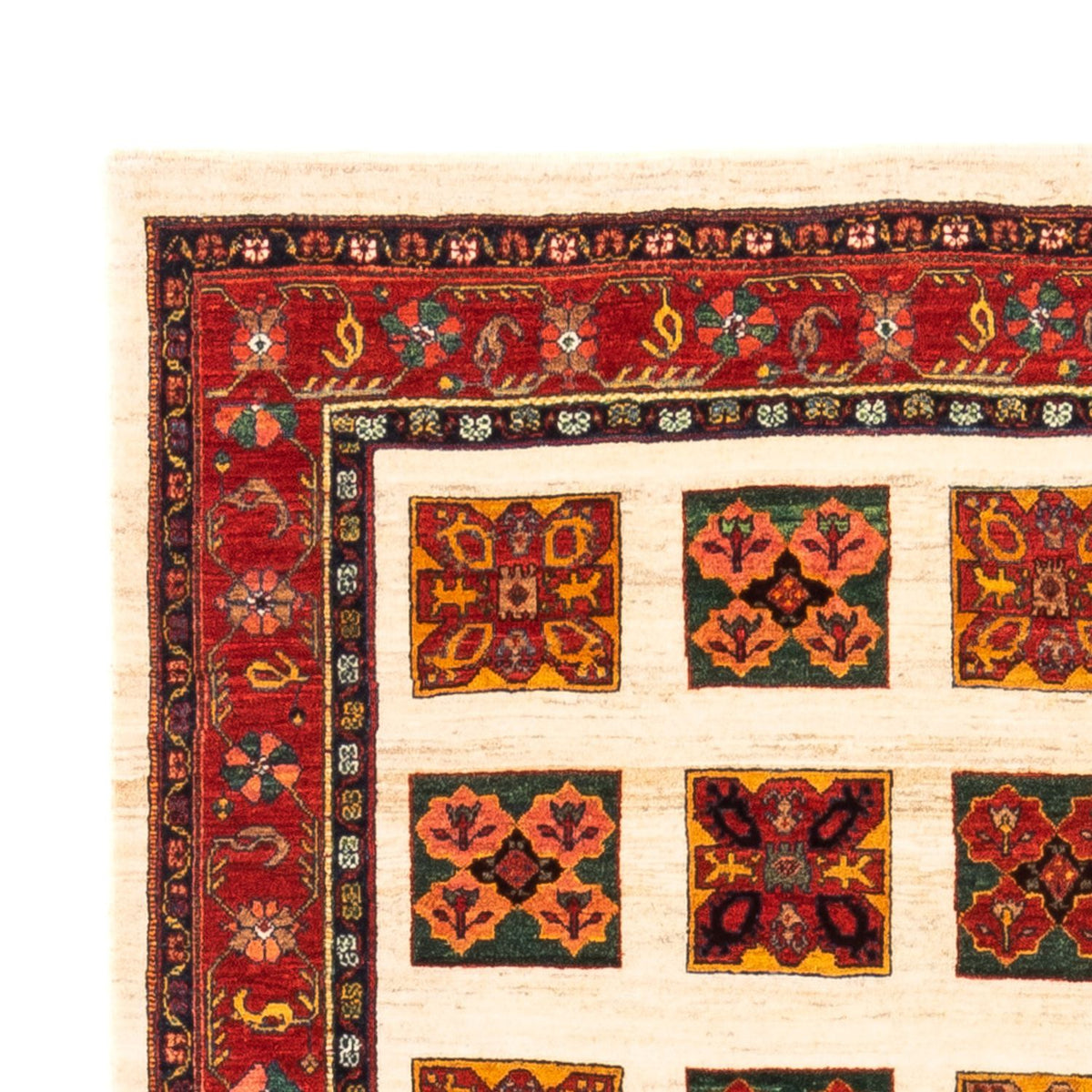 Tappeto Gabbeh - Persero - 204 x 157 cm - crema