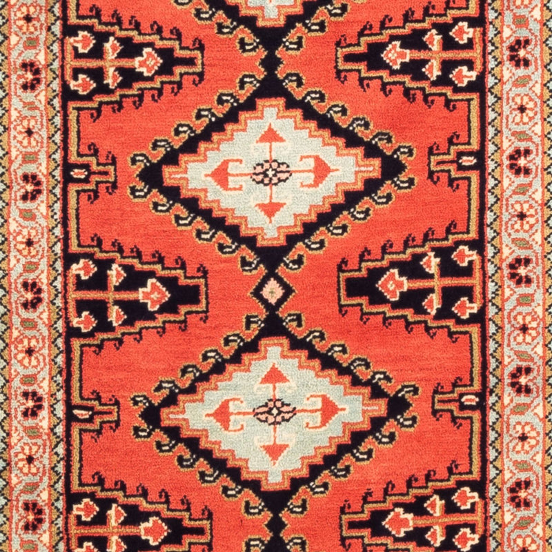 Tappeto corsia Tappeto Kelim - Orientale - 310 x 75 cm - rosso