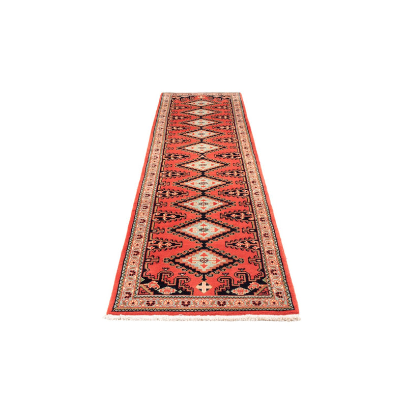 Tappeto corsia Tappeto Kelim - Orientale - 310 x 75 cm - rosso